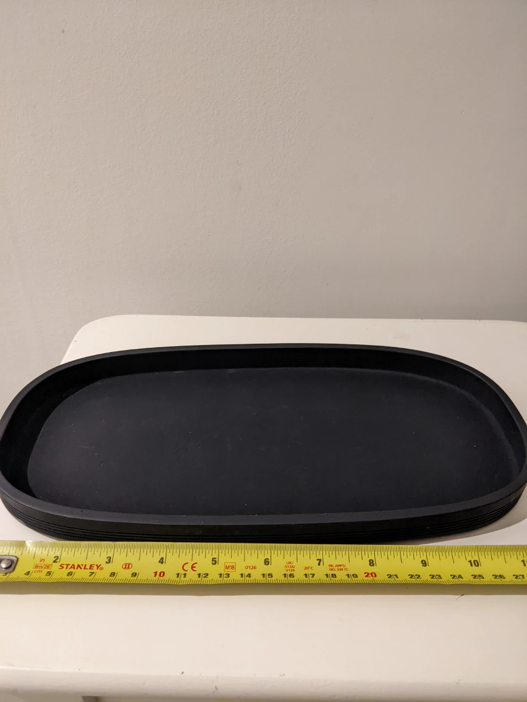 Tommy Hilfiger Black Oval Tray