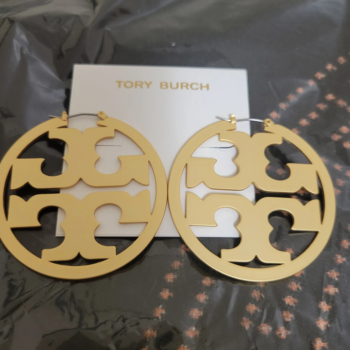 Gold Tone Hoop Earrings