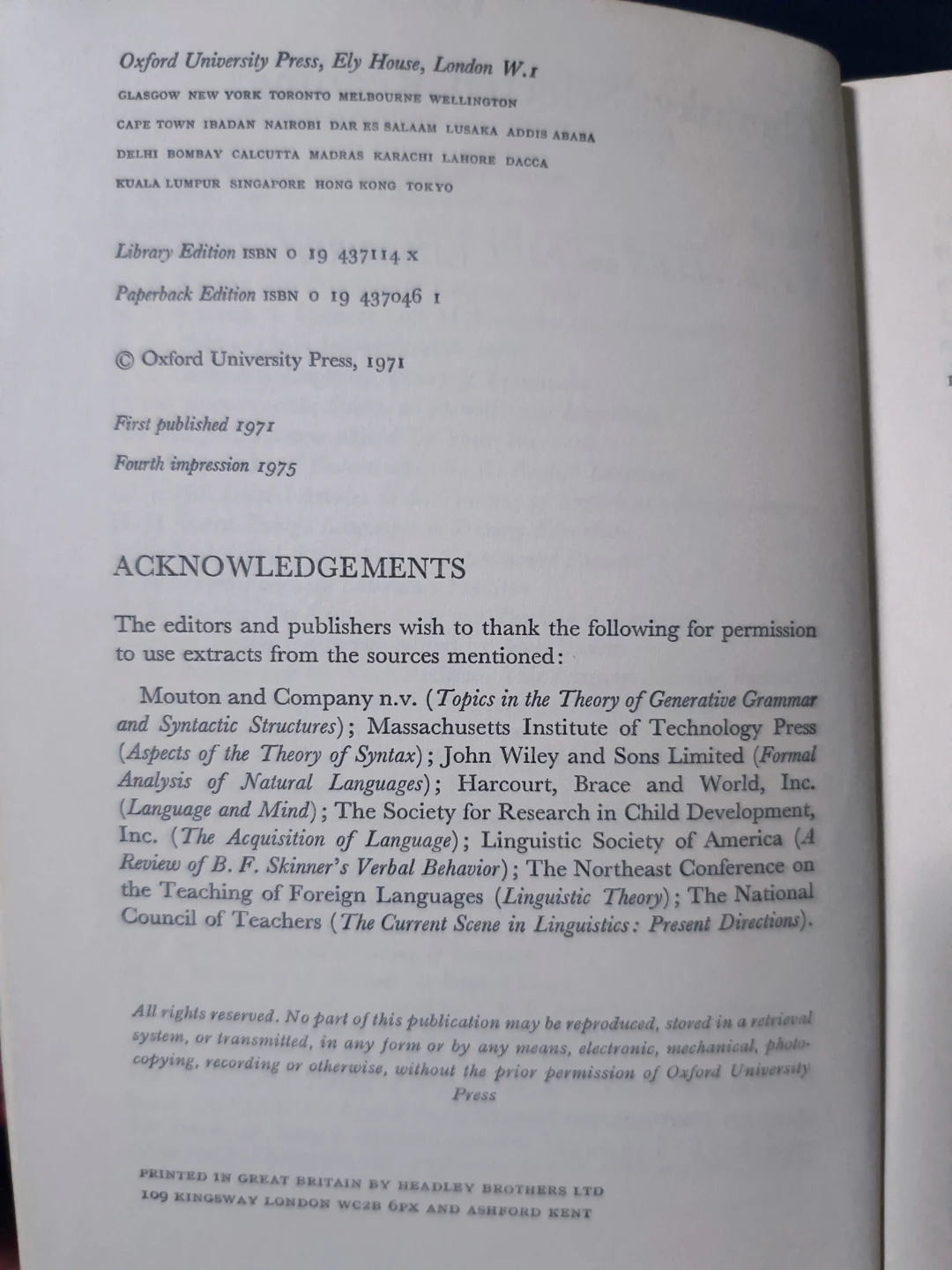 Chomsky: Selected Readings, softcover 1975 - photo 3