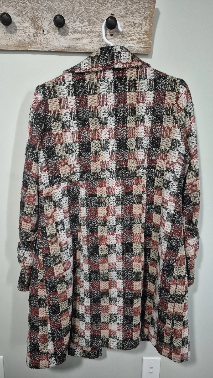 Lady Eta Plaid Blazer Coat - photo 2