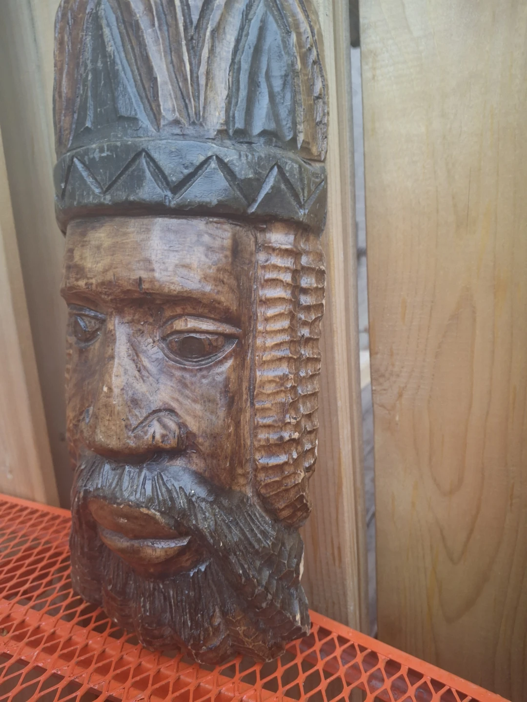 Hand Carved Wooden Mask
