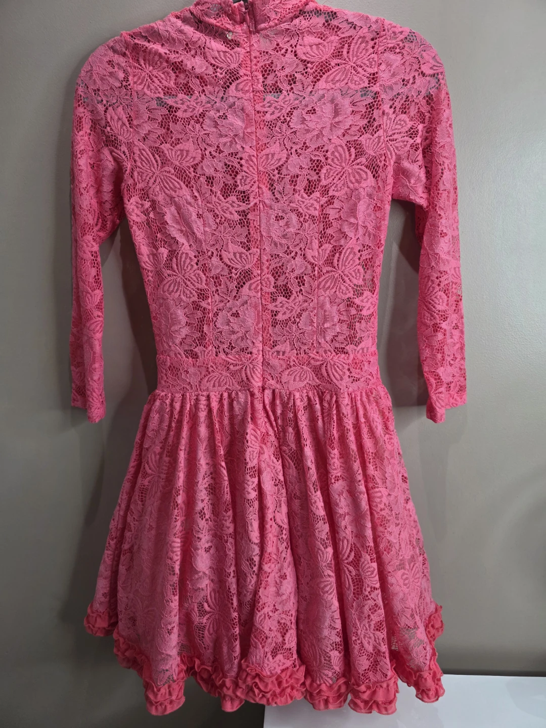Vera Pola Pink Lace Dress - photo 2