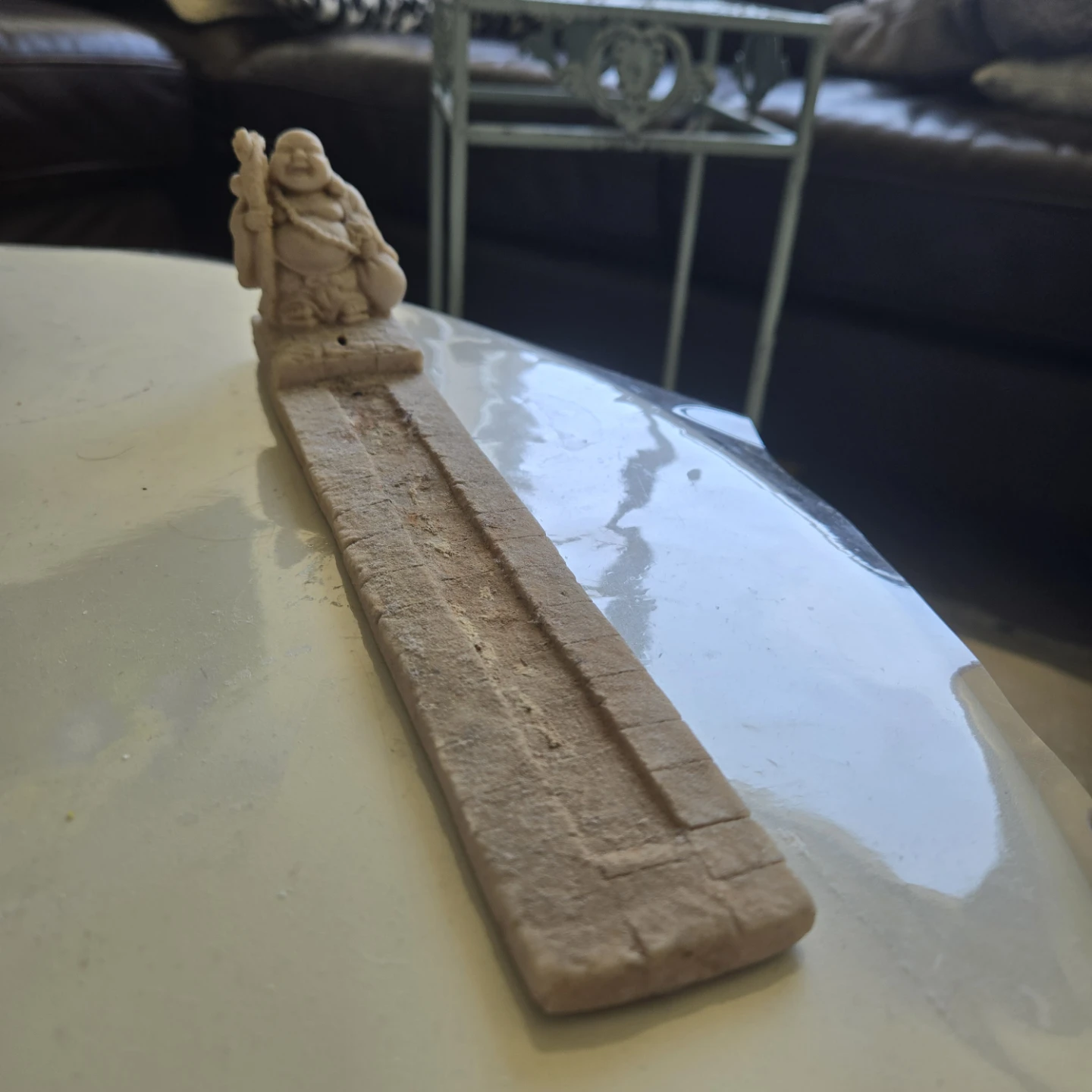 Laughing Buddha Incense Holder