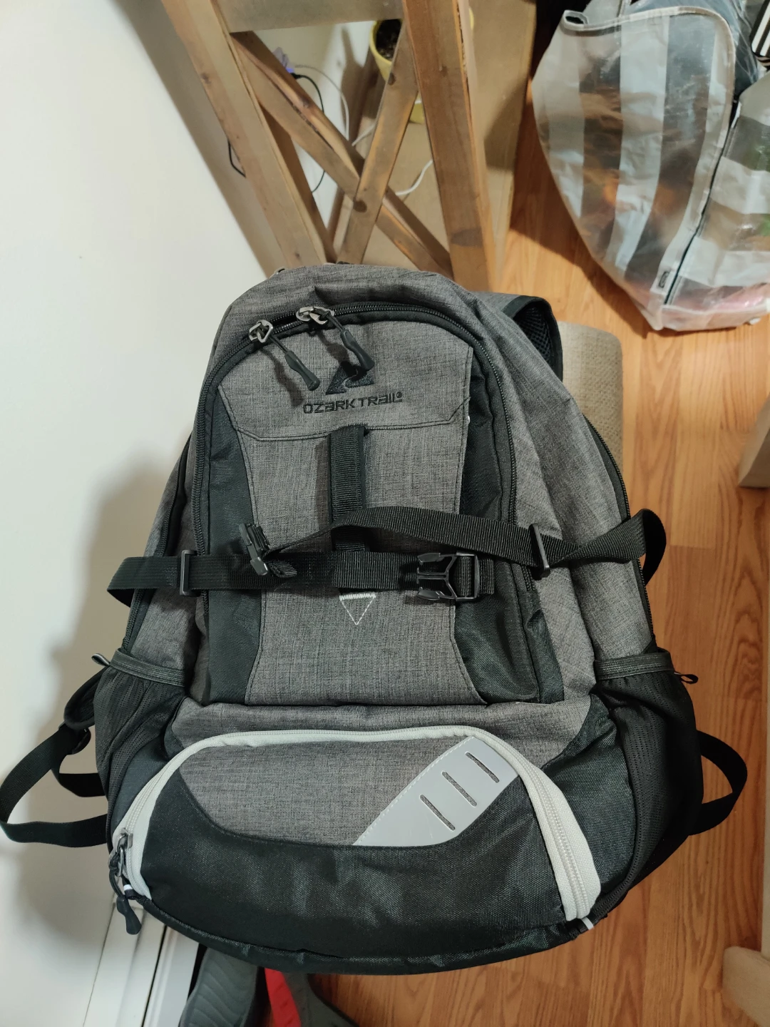 Ozark Trail Gray Backpack