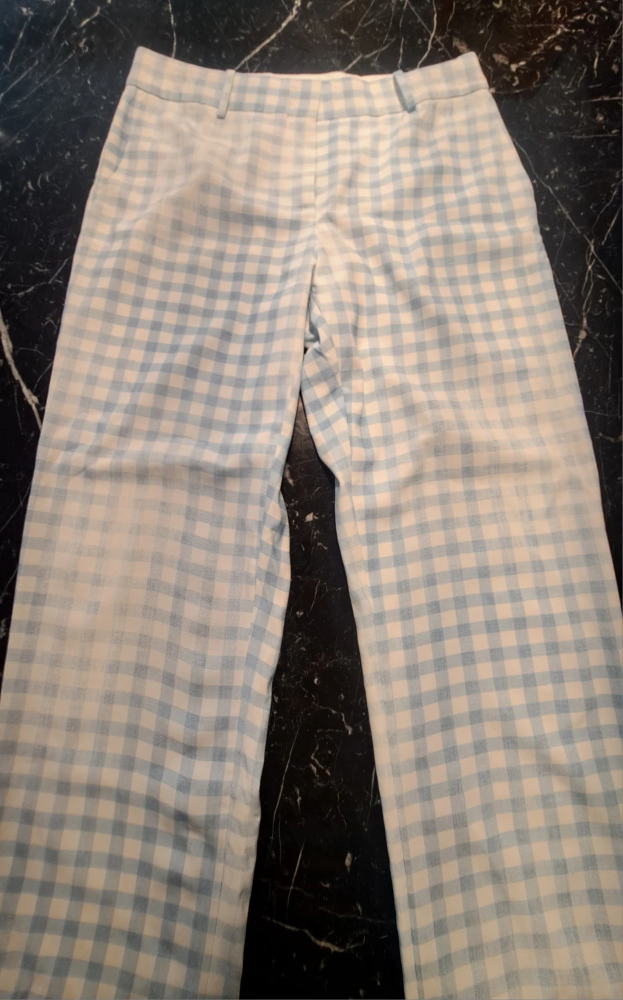 Blue and White Top and Pants Set - photo 4