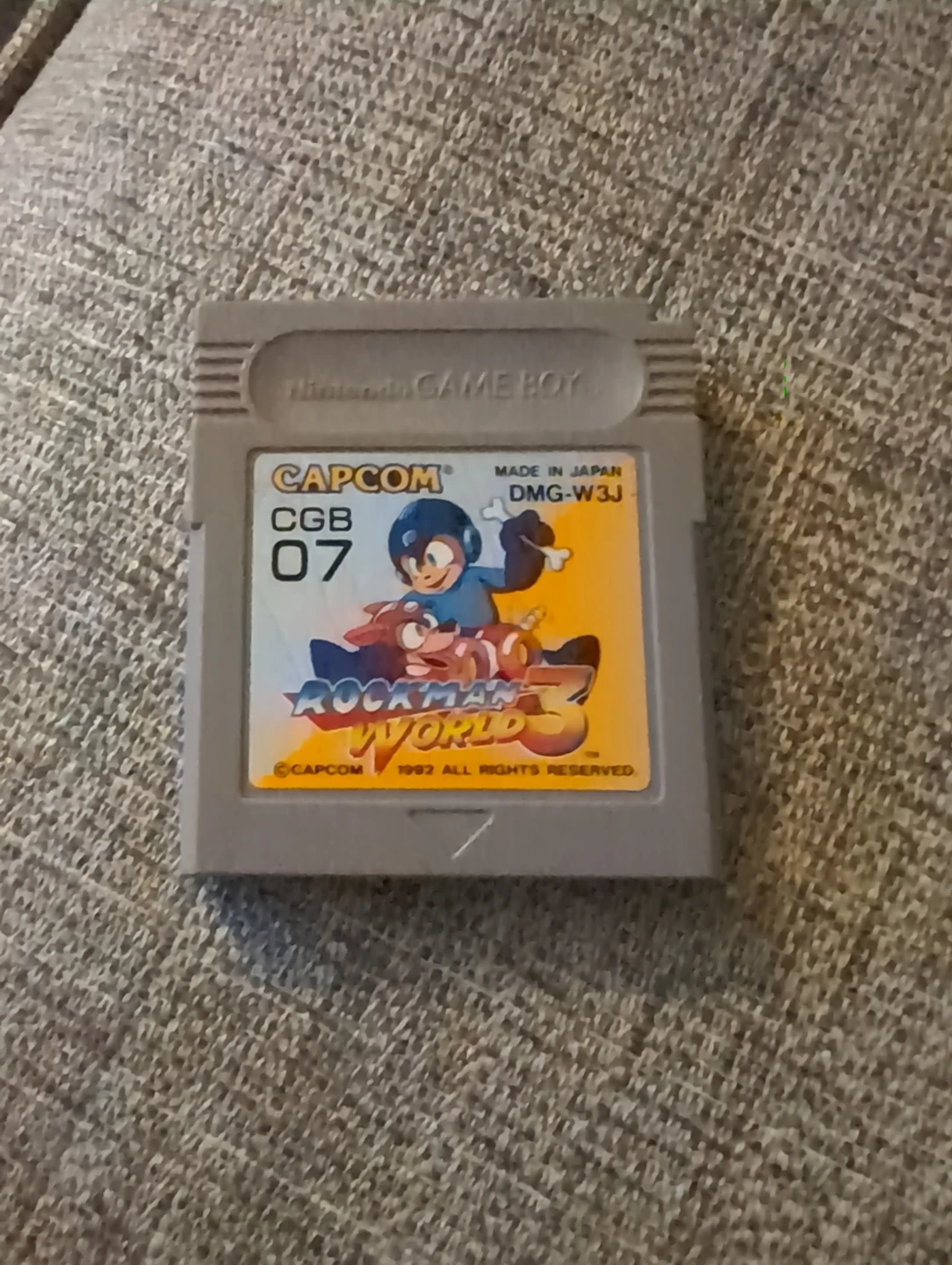 Rockman World 3 Game Boy Cartridge