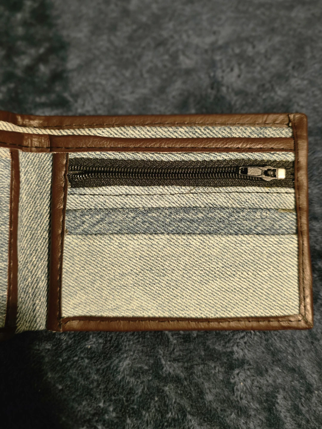 Handmade Levi's Jean Wallet - photo 5