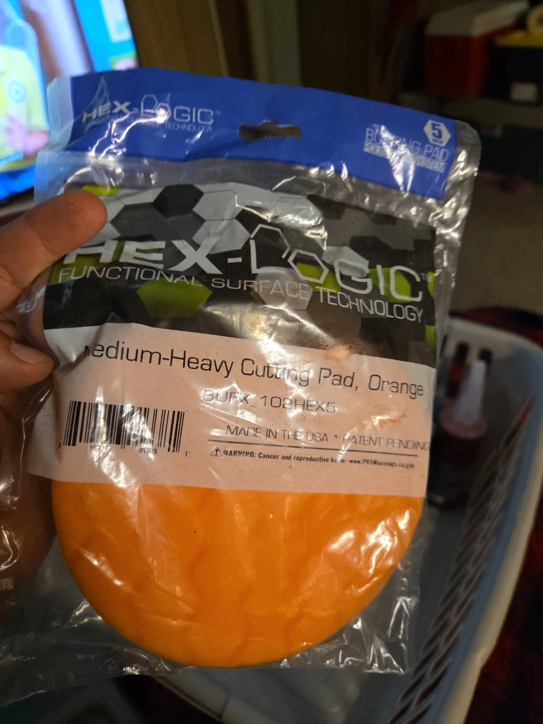 Hex-Logic Buffing Pads (Orange, Black, White) - photo 3