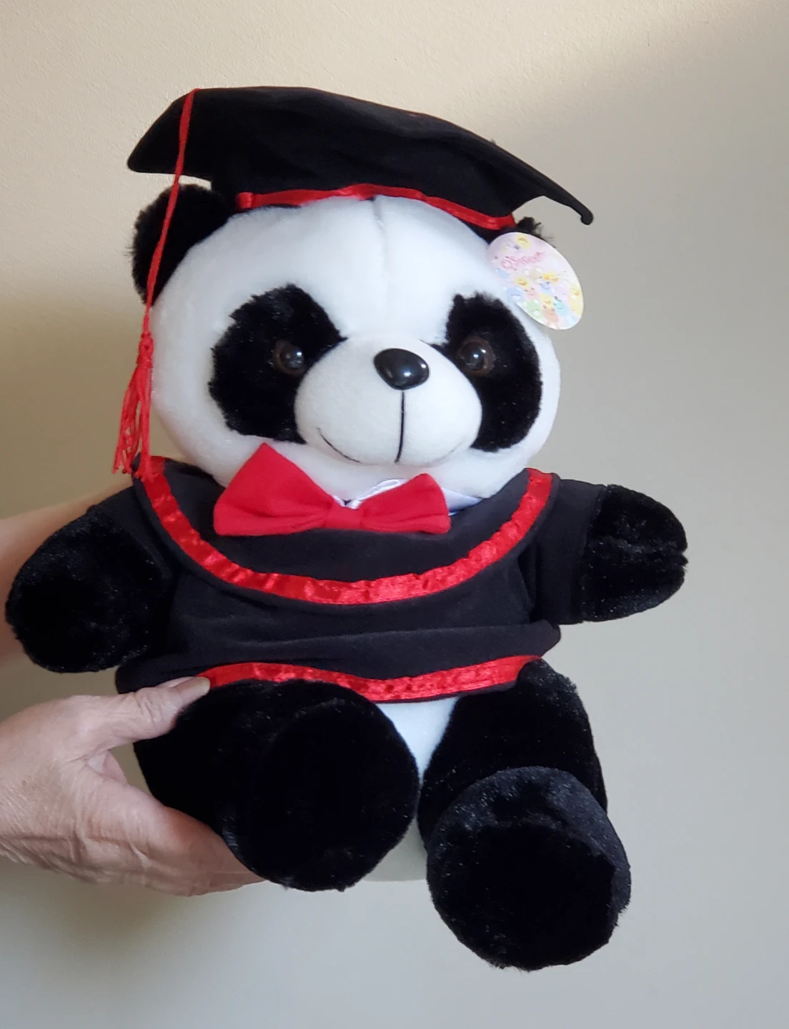 Graduation Panda Stuffed Animal (tag attached)