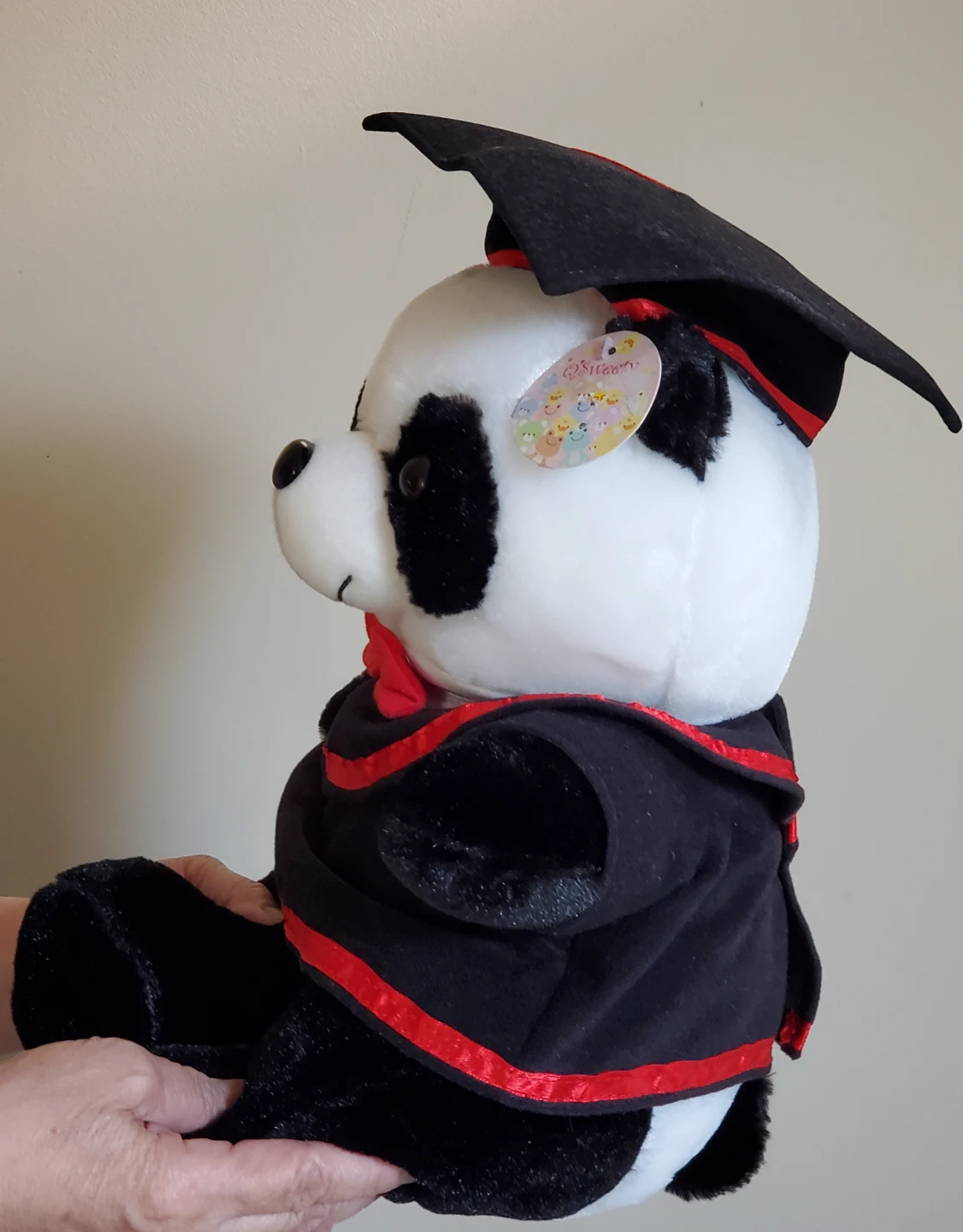 Graduation Panda Stuffed Animal (tag attached) - photo 3