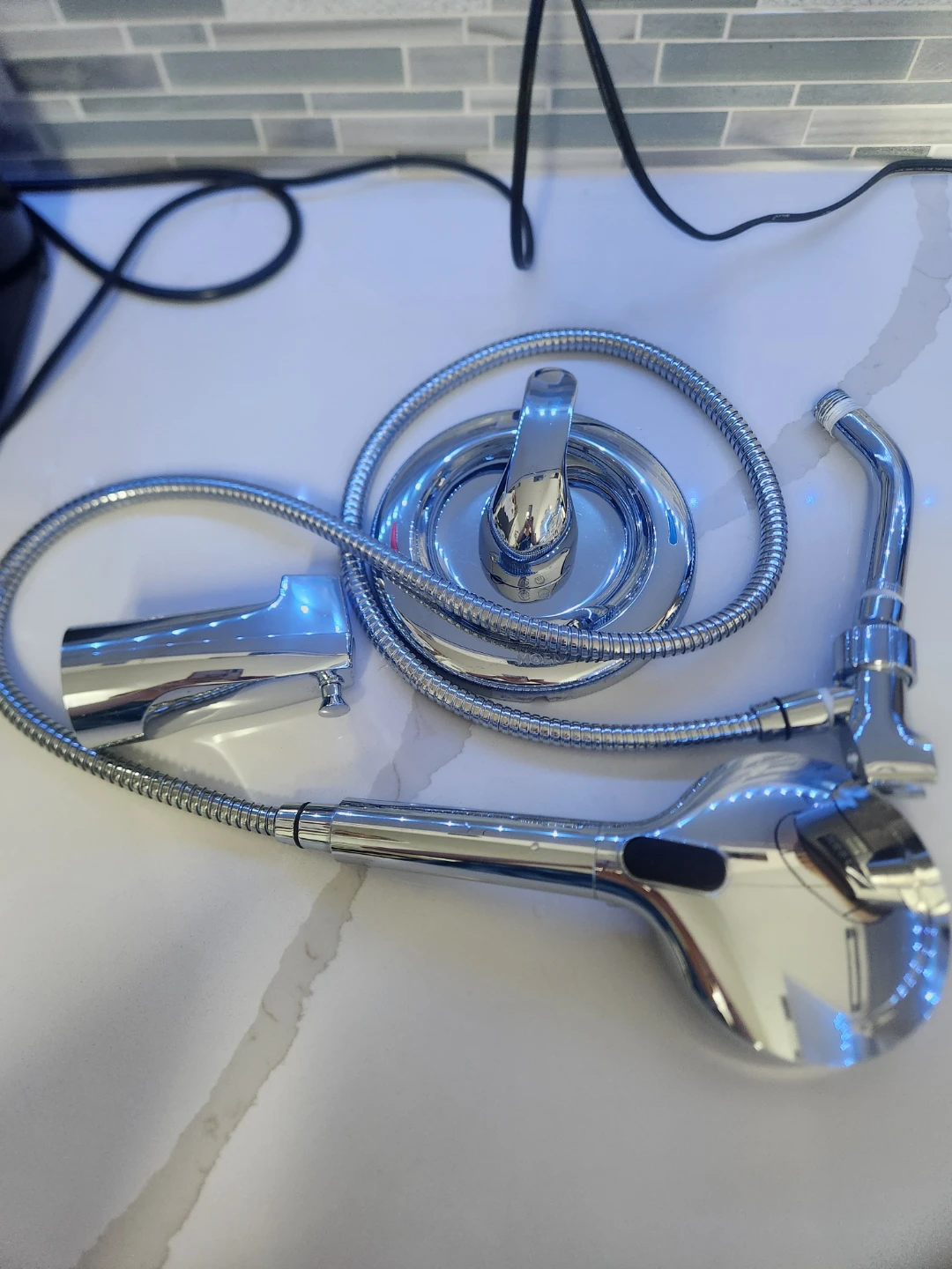 Moen Chrome Tub and Shower Faucet Set