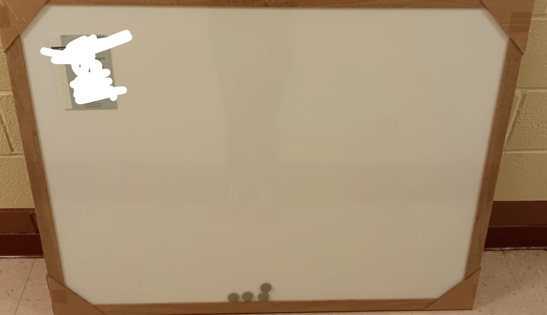 FRAMED WHITE BOARD