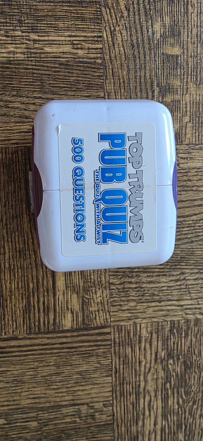 Top Trumps Pub Quiz Card Game