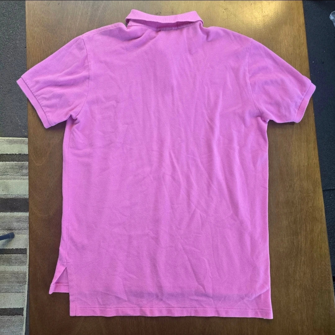 Polo Ralph Lauren Pink Custom Fit Polo Shirt - photo 2