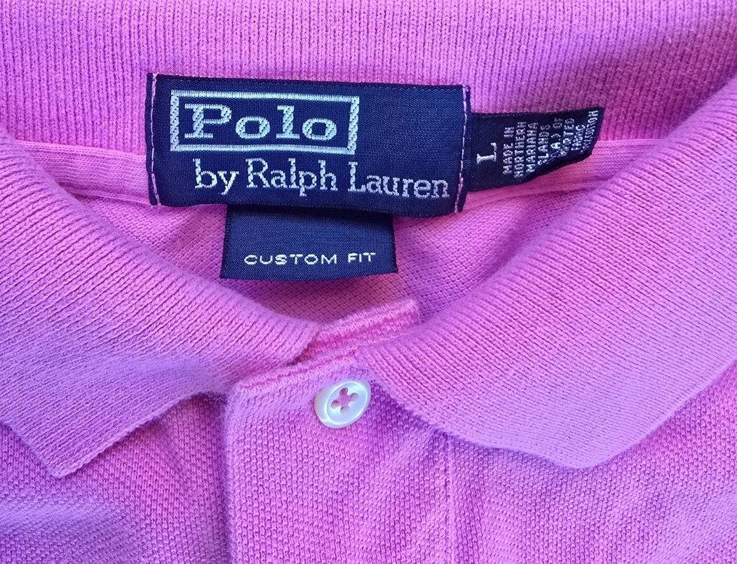 Polo Ralph Lauren Pink Custom Fit Polo Shirt - photo 4
