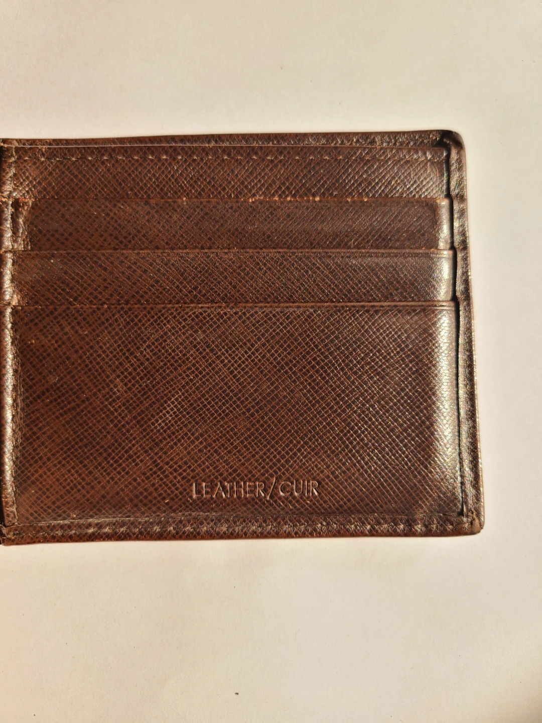 Genuine Leather Calvin Klein Men's Brown Bifold Wallet - photo 2