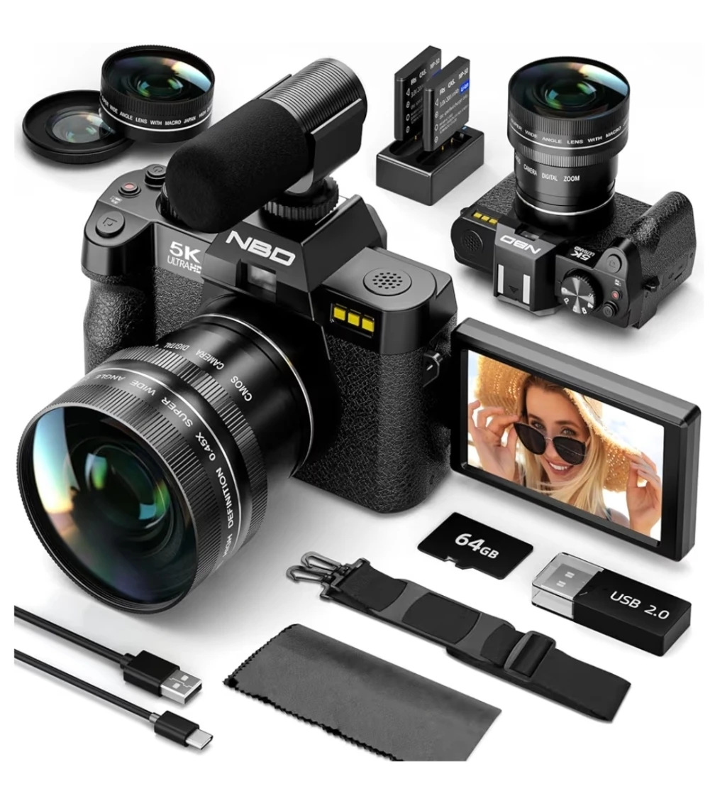N80 5K Ultrane Digital Camera with Accessories