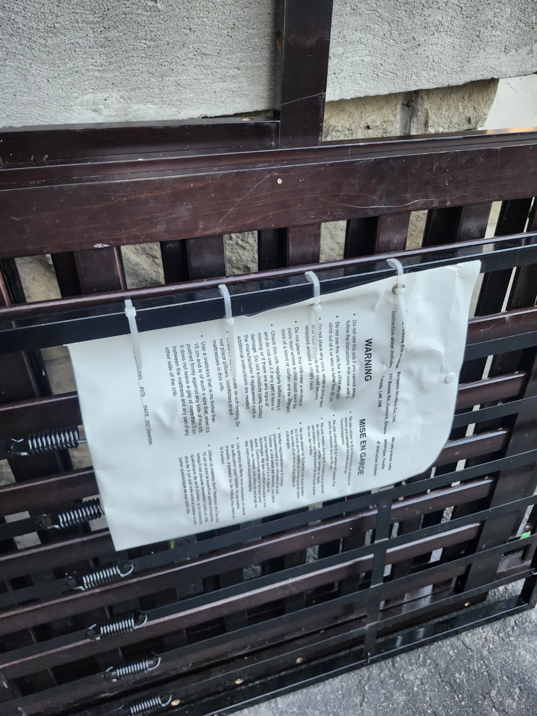 Dark Wood Baby crib - photo 2