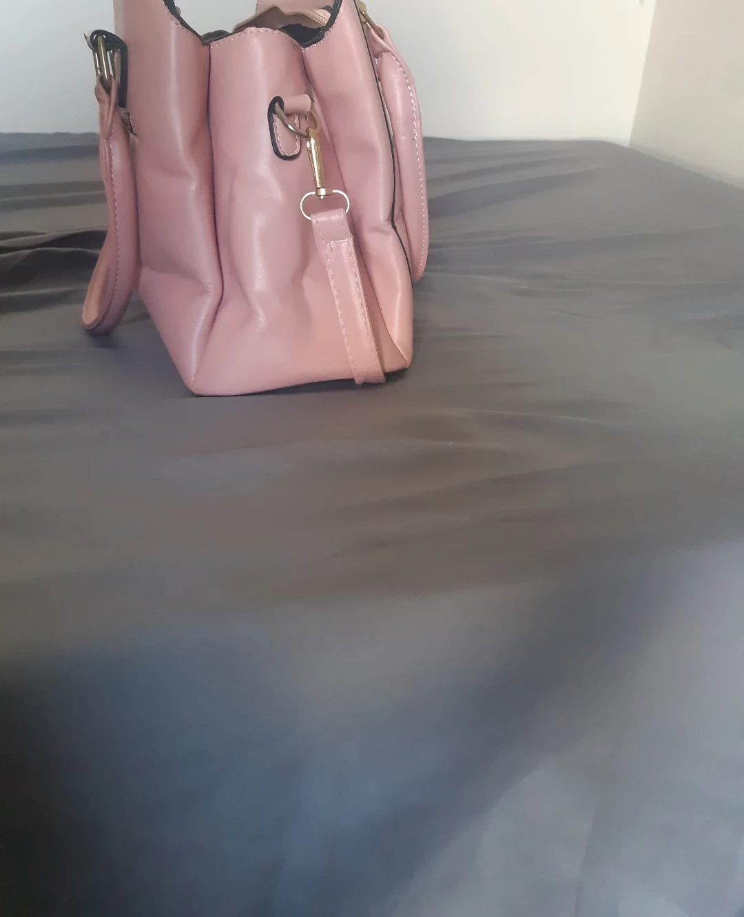Pink Quilted Handbag with Shoulder Strap - photo 3