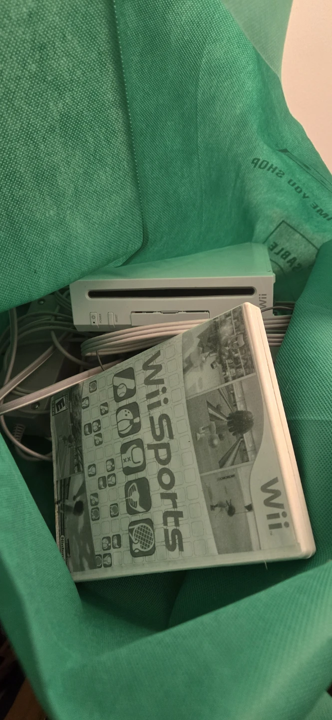 Nintendo Wii Console with Wii Sports Game