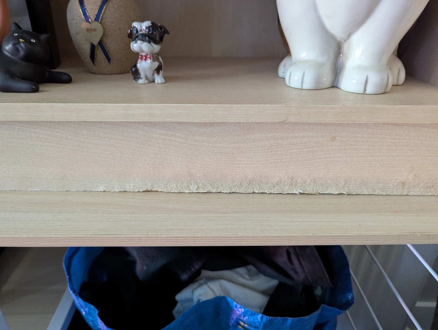 Light Wood Finish Shelf Unit - photo 2