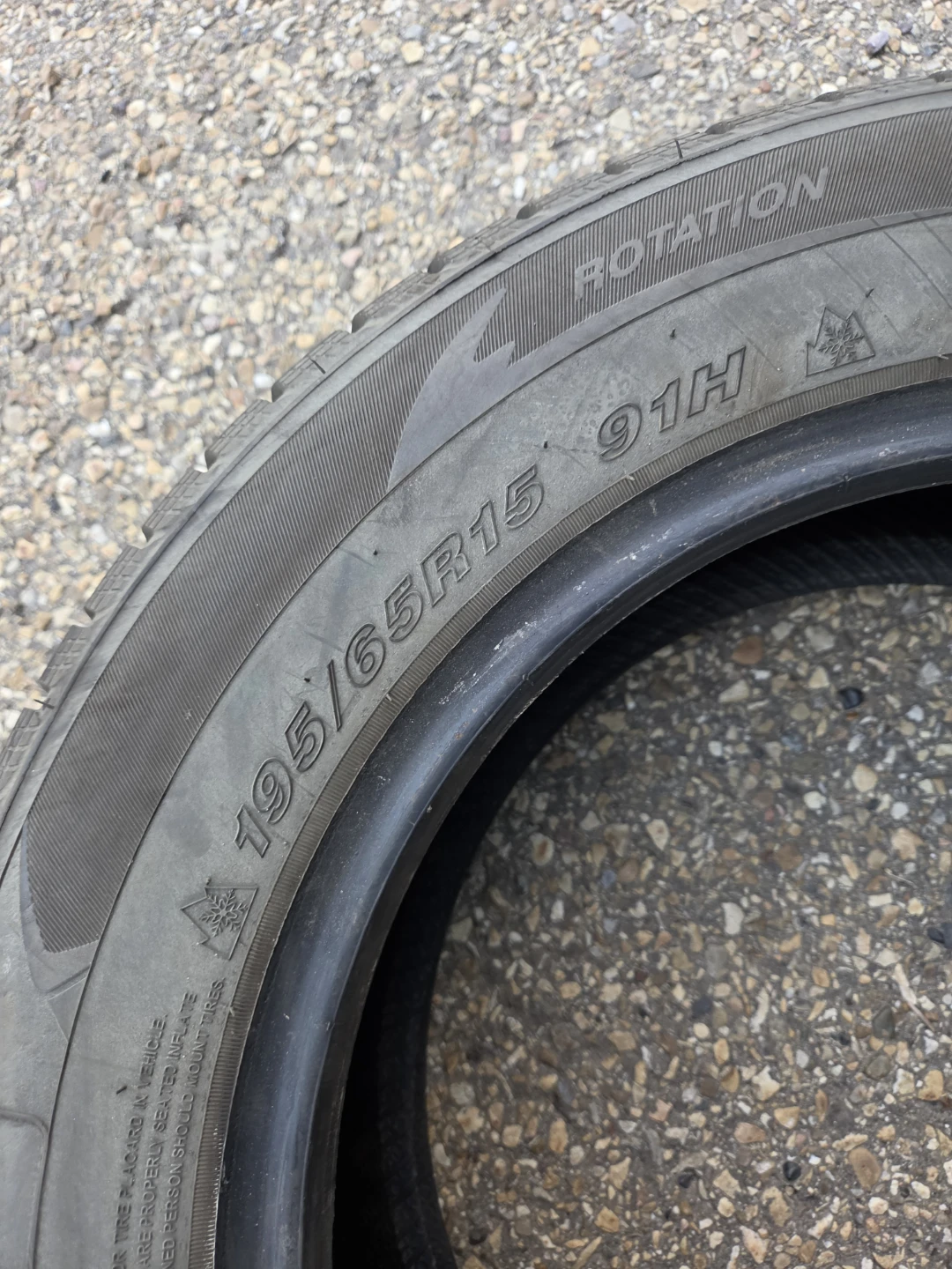 Used Winter Tires - 195/65R15 91H - photo 3