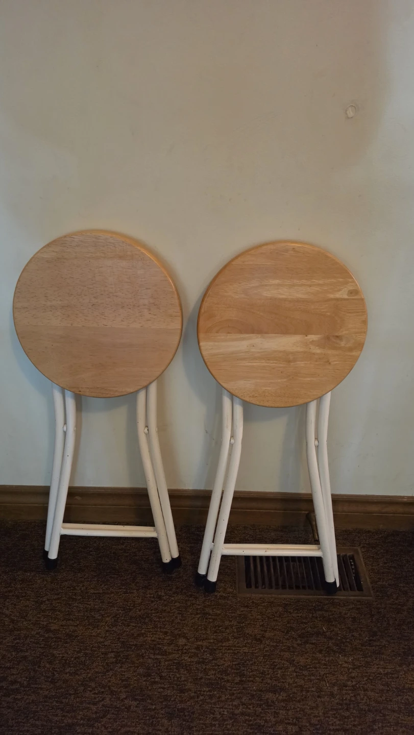 Two Folding Stools
