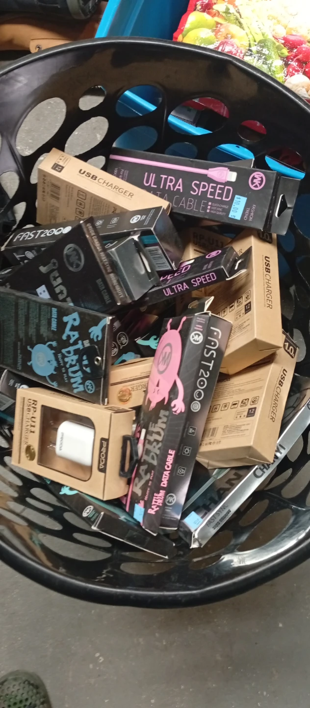 Lot of USB Chargers and Ultra Speed Cables