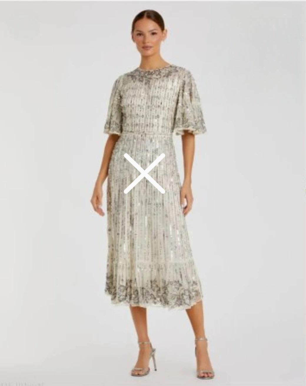Beaded  & Silver Midi Dress from Mac dougan - photo 2