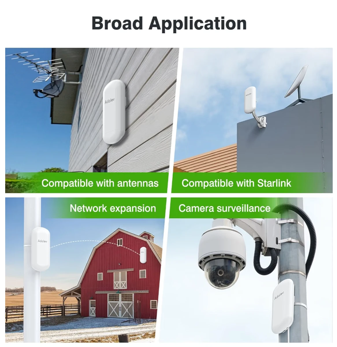 Adalev Wireless Bridge Extender 100Mbps 5.8G - photo 4
