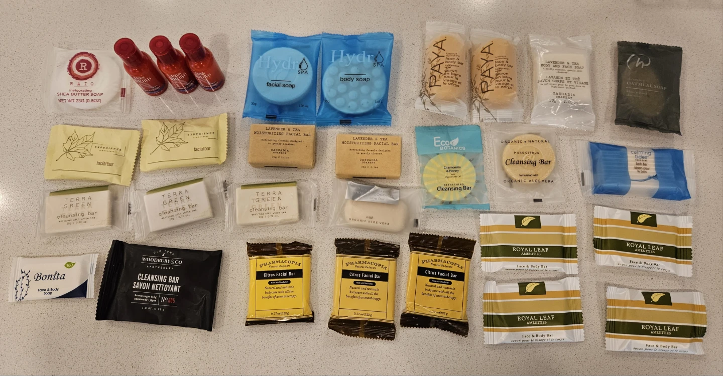 30-Piece Deluxe Travel & Guest Amenities Bundle Factory Sealed