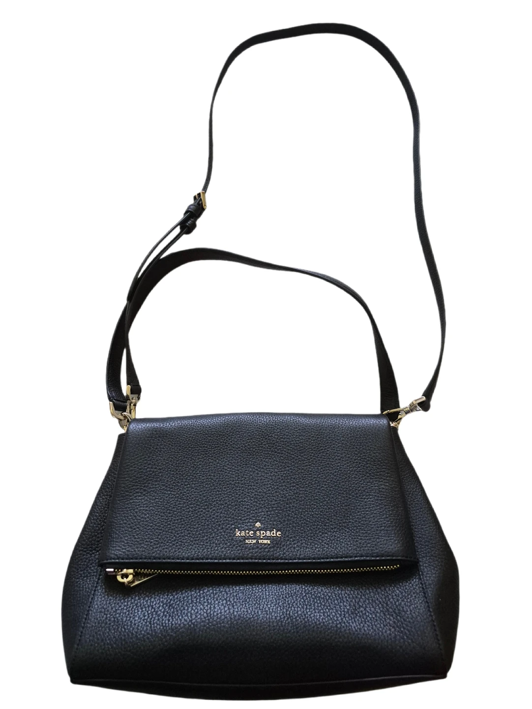 Kate Spade Black Leila Medium Leather Shoulder Bag