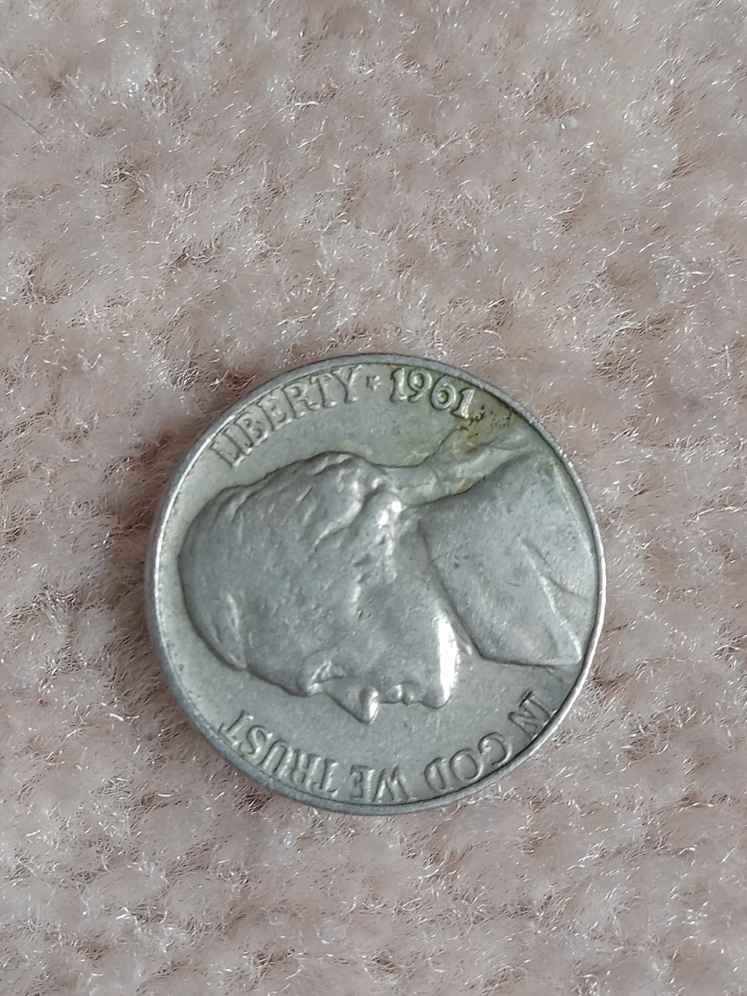1961 Jefferson Five Cent Coin - photo 2