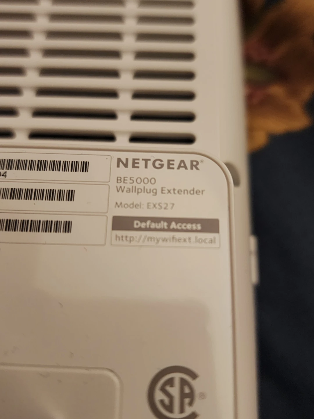 NETGEAR Nighthawk BE5000 Wallplug Extender EXS27 - photo 4