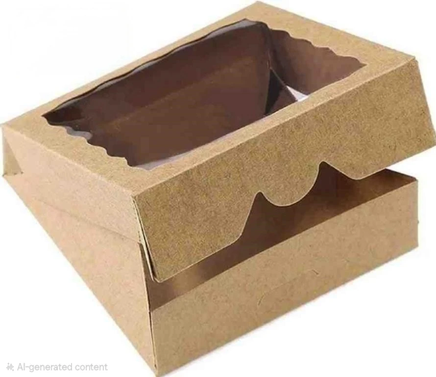15 per pack 9inch Bakery Boxes, with PVC Window 9x9x2.5inch
