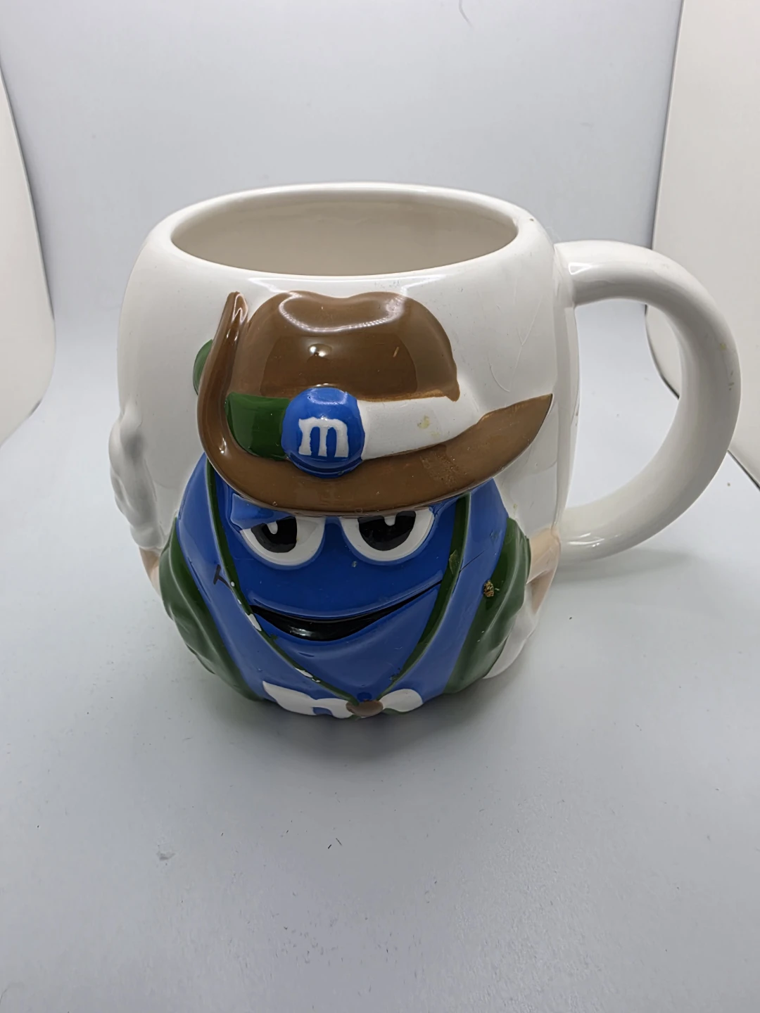 M&M's Blue Character Sheriff 3D, White/Blue/Green/Brown