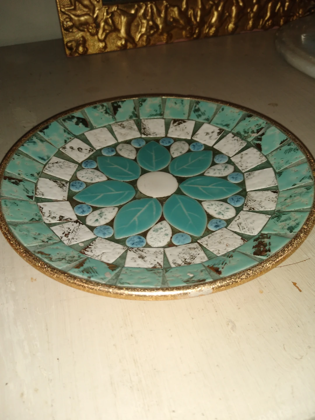 Handmade mosaic tile plate - photo 3
