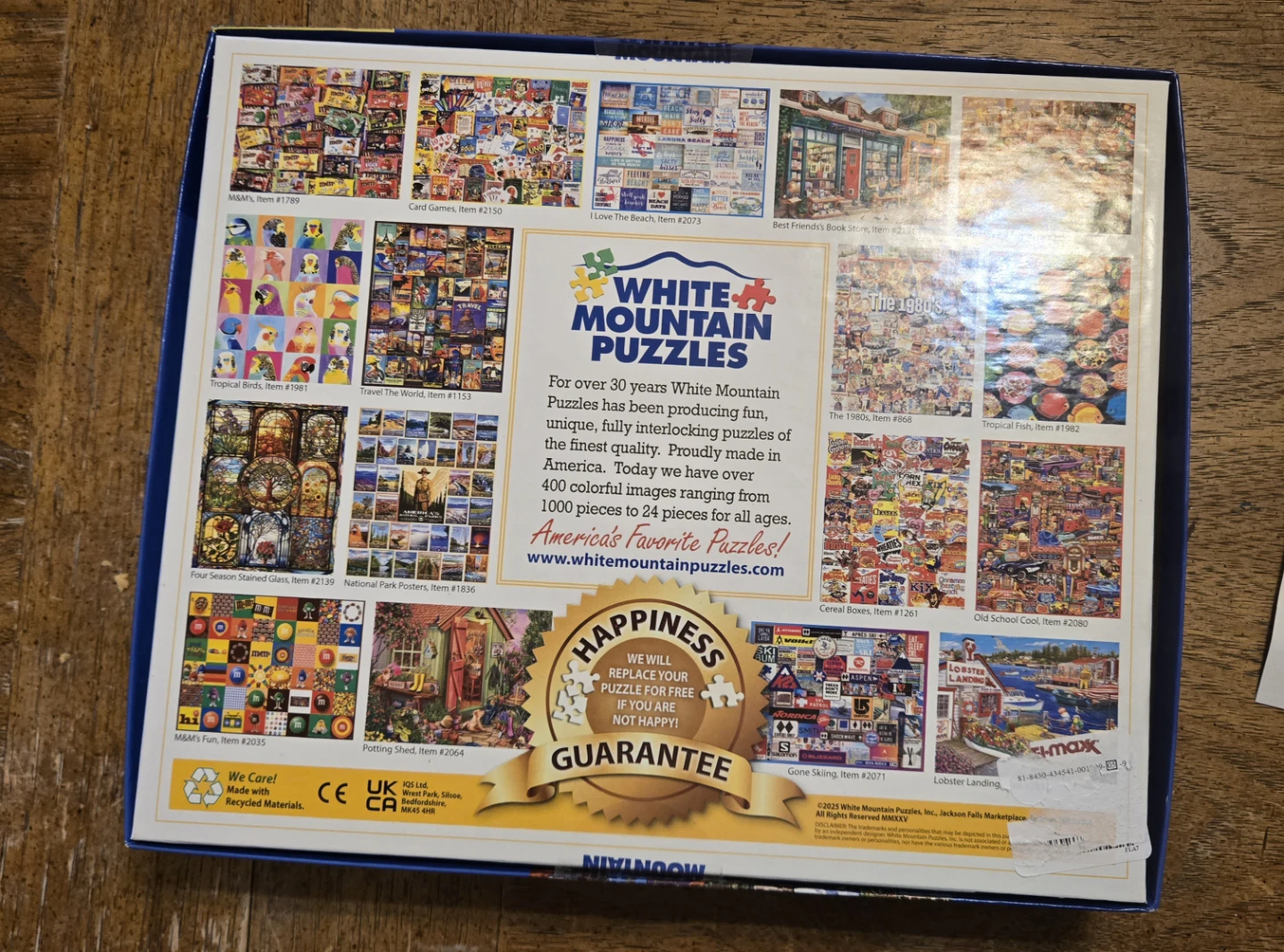 White Mountain Puzzles - Best Places in America Jigsaw Puzzle - photo 2