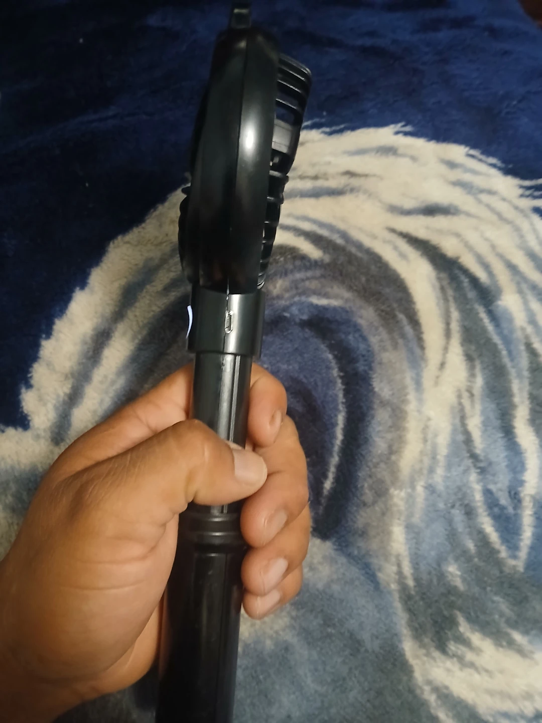 Black Portable Handheld Fan with Tripod Stand - photo 4
