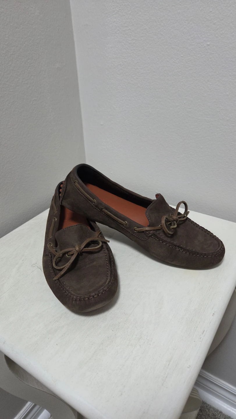 Cole Haan Brown Suede Driving Moccasins 6.5 - photo 2