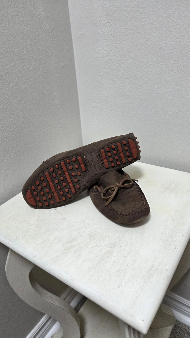 Cole Haan Brown Suede Driving Moccasins 6.5 - photo 3
