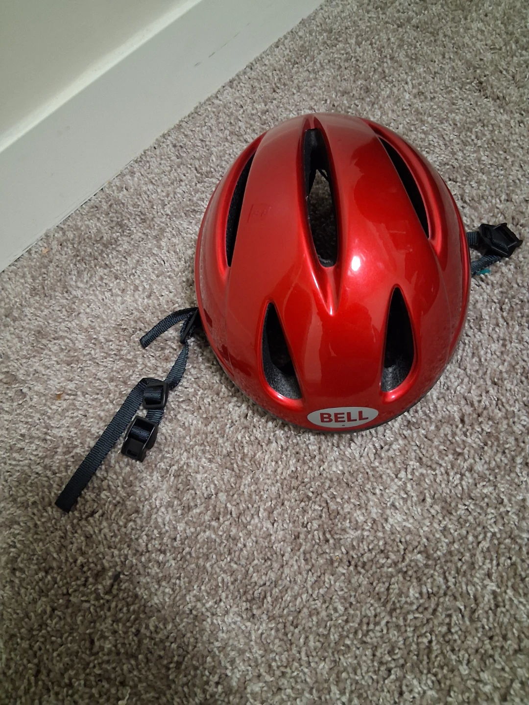 Bell Red Bike Helmet