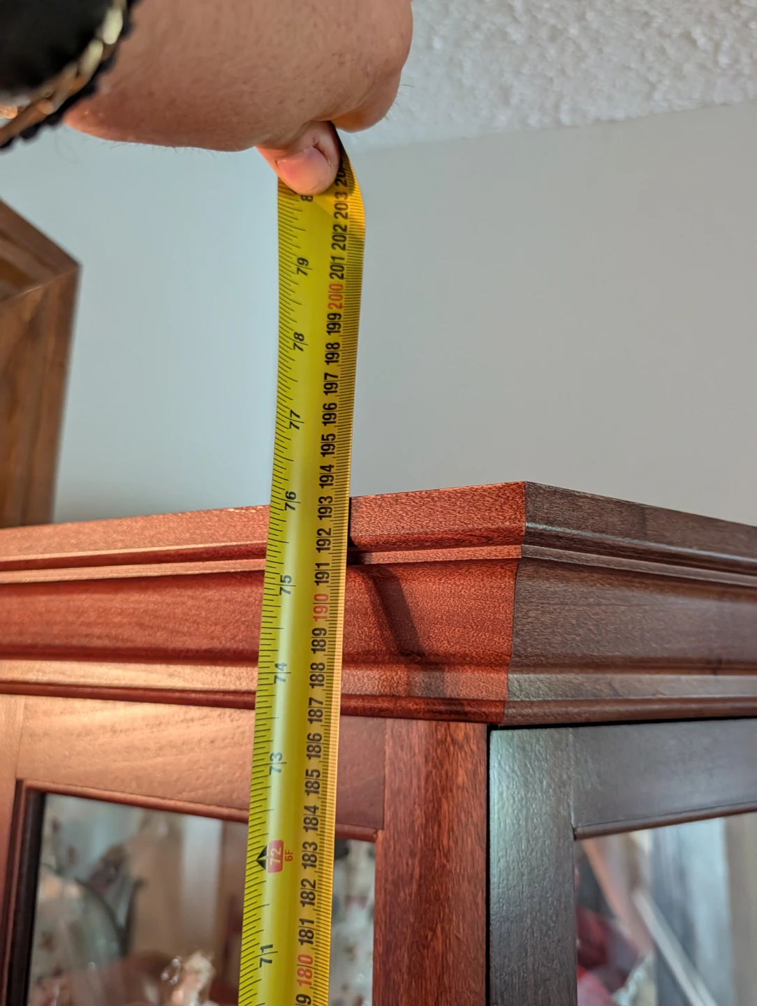 Wooden Display Cabinet with Glass Doors - photo 2