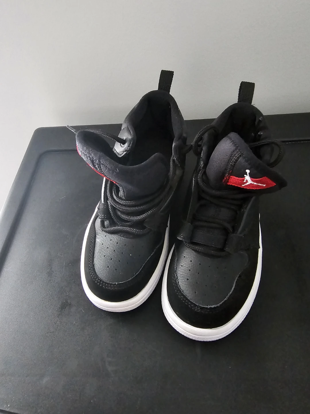 Jordan 1 Toddler Shoes Black, size 12C, new