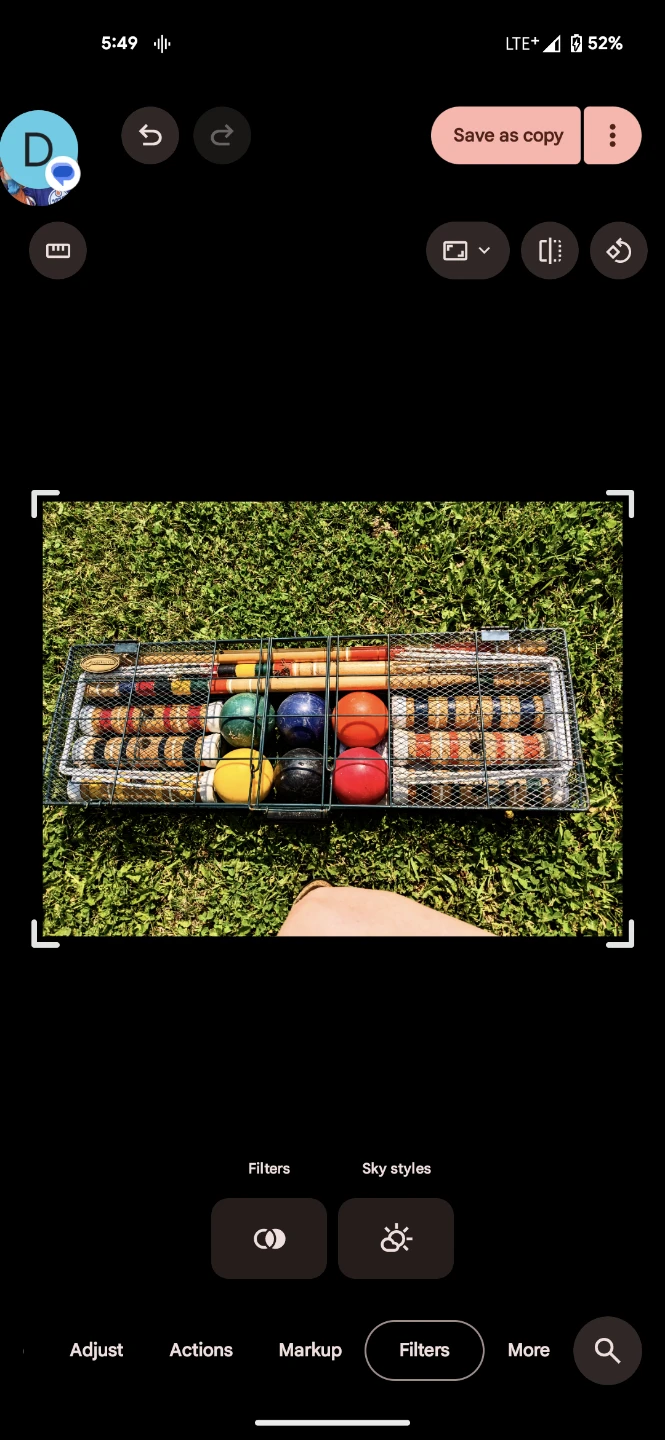 Croquet Set with Mallets and Balls