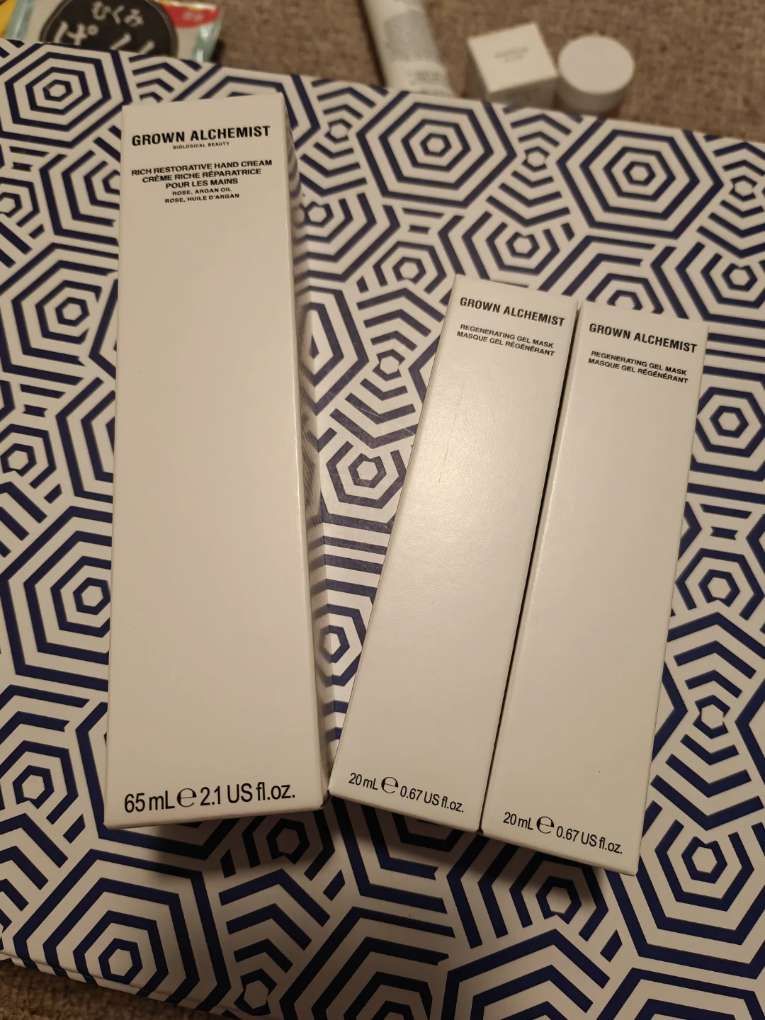 Grown Alchemist Rich Restorative Hand Cream & Masks