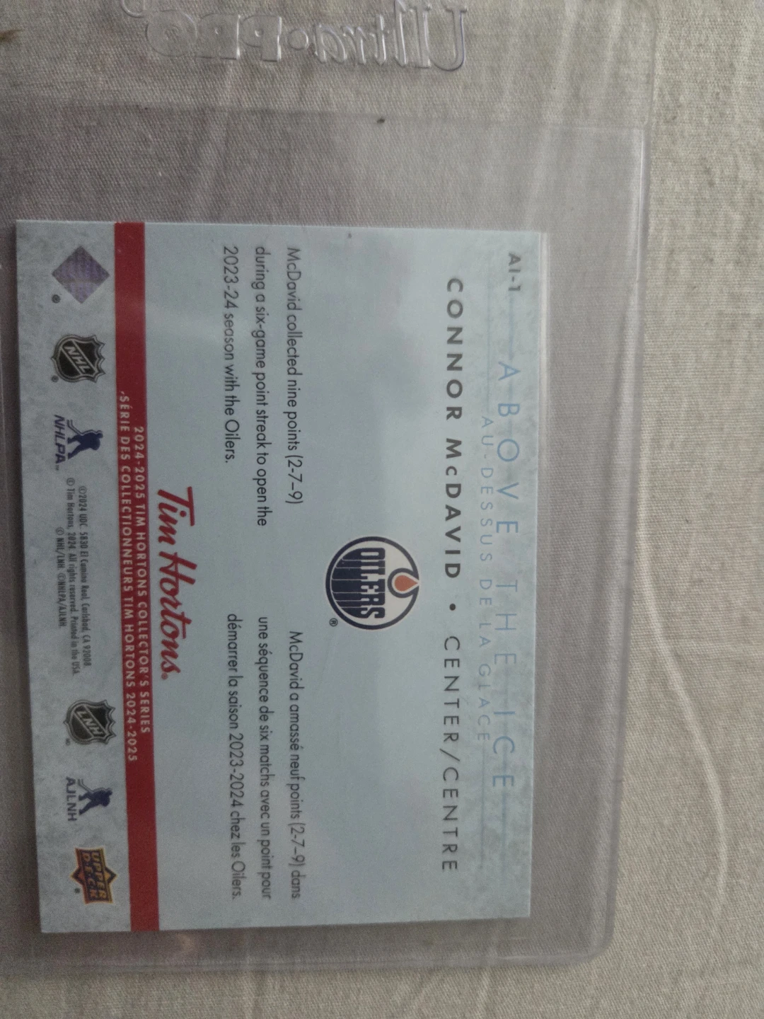 Connor McDavid 2024-2025 Upper Deck - photo 2