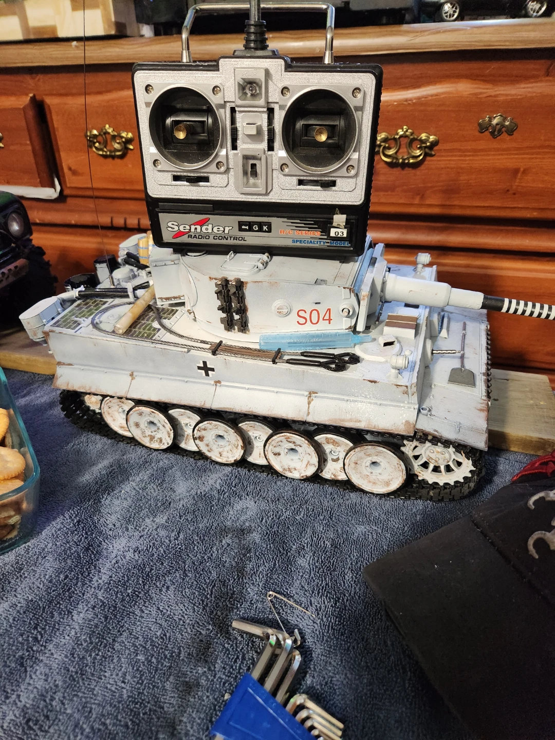Sender Radio Control RC Tank