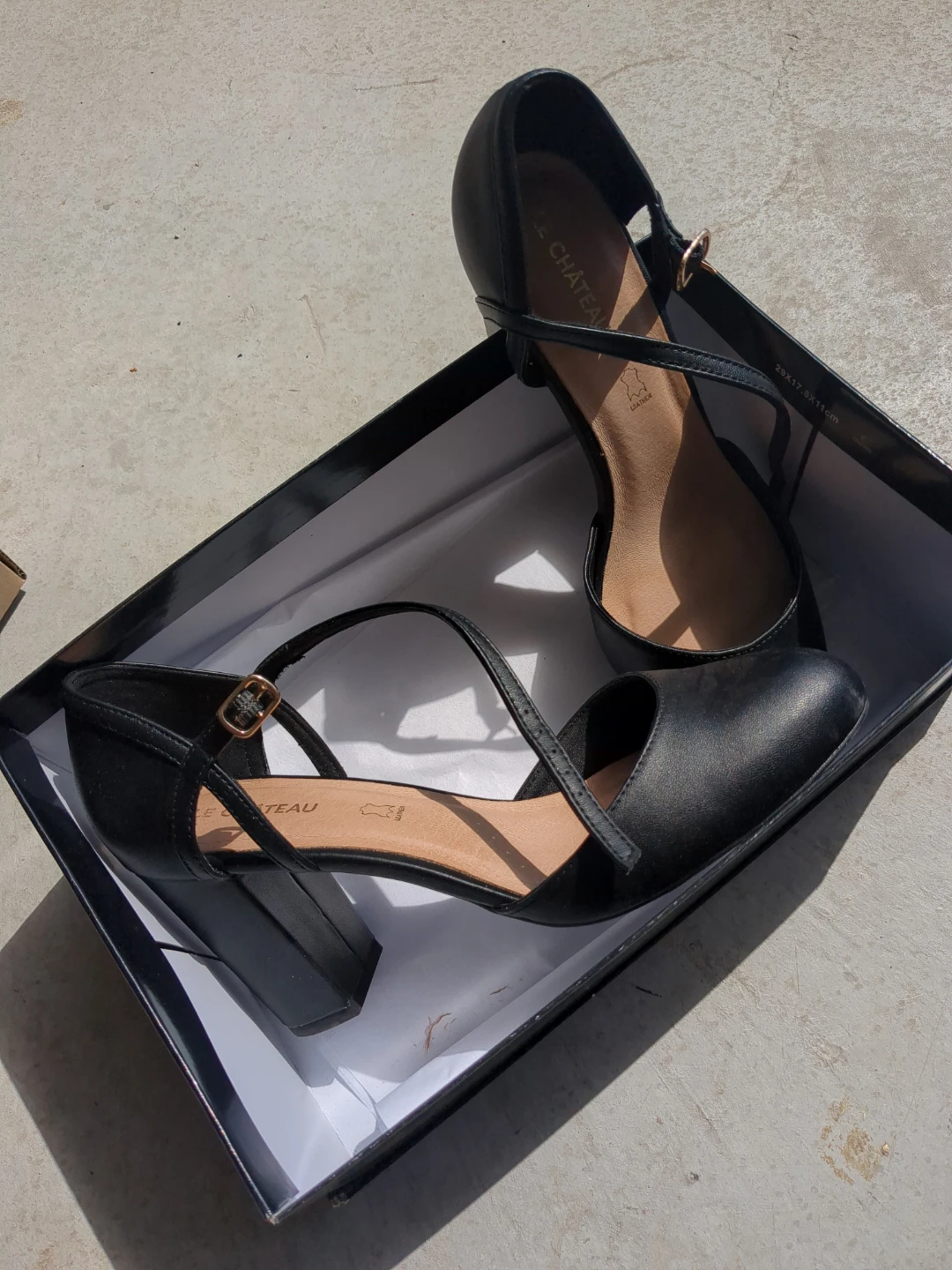 Le Château Black Mary Jane Heels