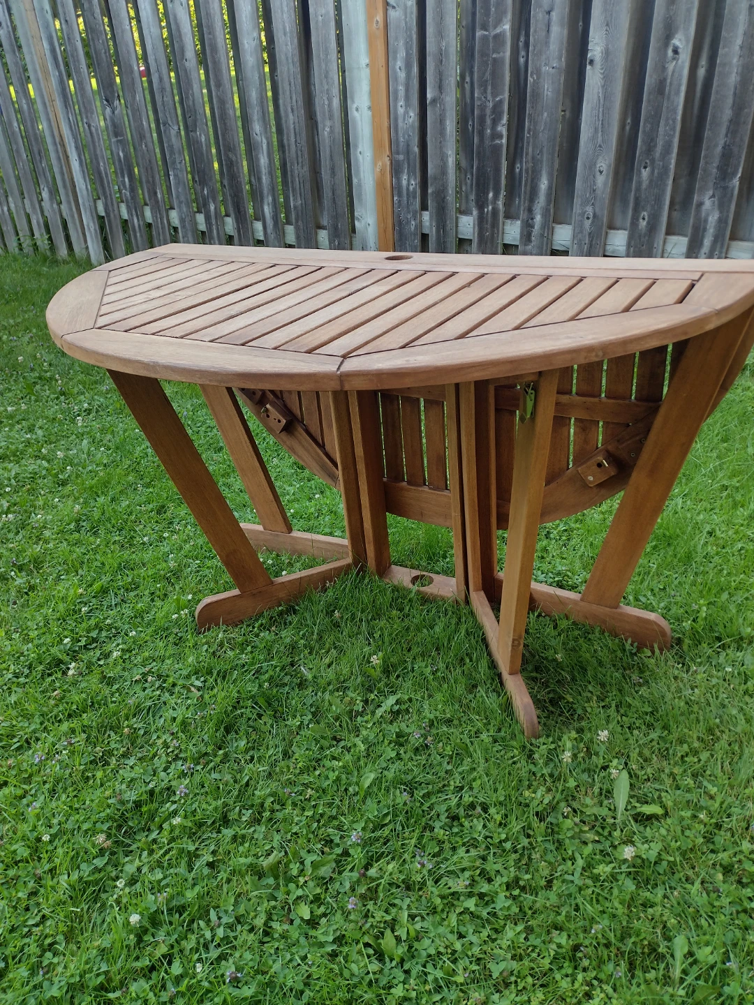 Wooden Outdoor Folding Table - photo 2